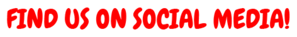 Find Us on Social Media!