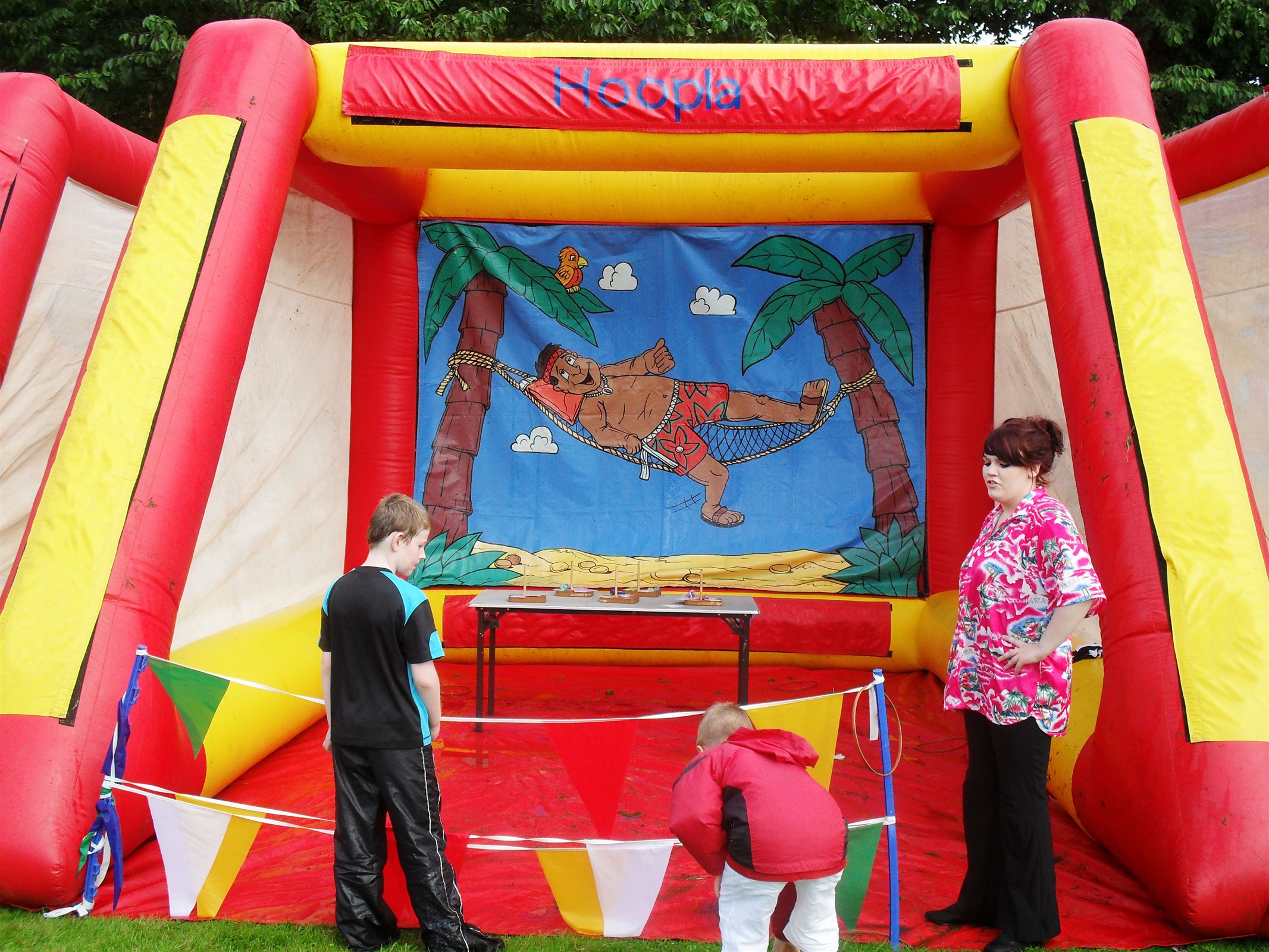 Inflatable Hoopla Bouncy Castle Hire,Rodeo Hire in Fife, Edinburgh