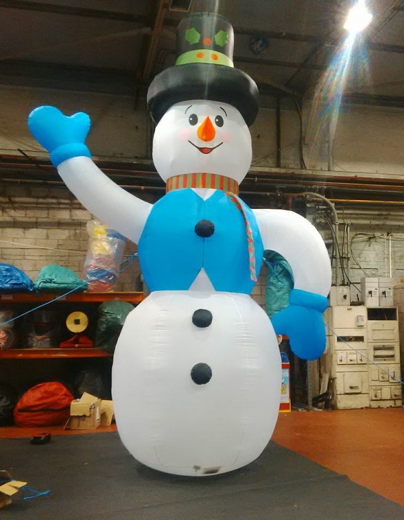Inflatable Snowman 10 foot high Christmas  Bouncy 