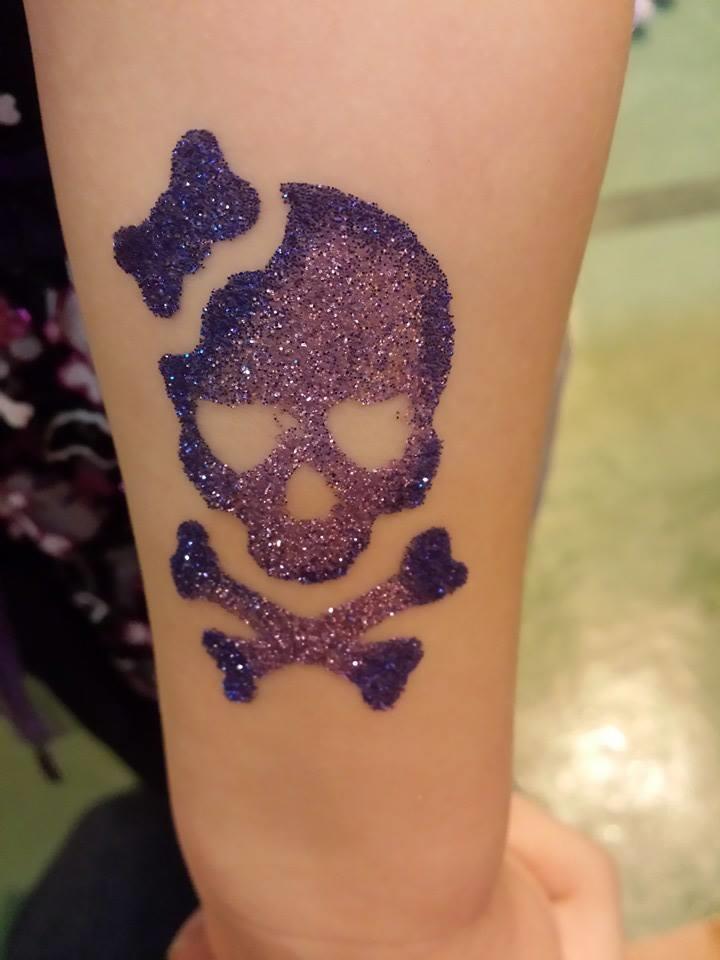 glitter tattoos ybody in  Bouncy  Hire  Glitter Castle Tattoos Glitter Tattoos