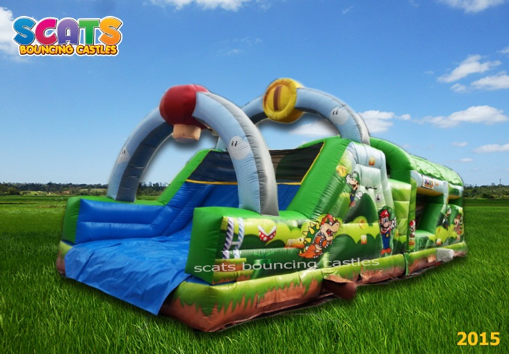 Super Mario Obstacle Course Scats Bouncing Castles