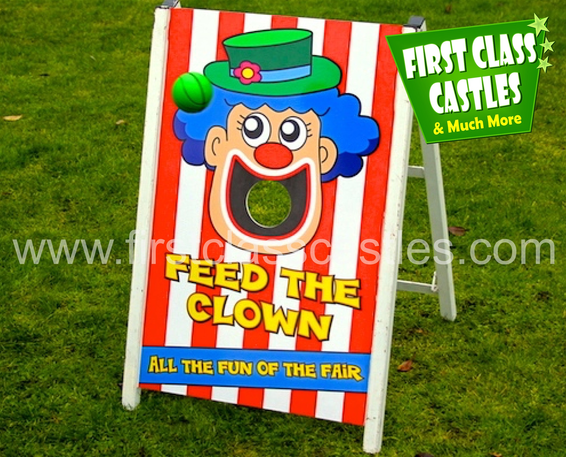 First Class Castles - Feed the Clown Party / Event Game for Hire in ...